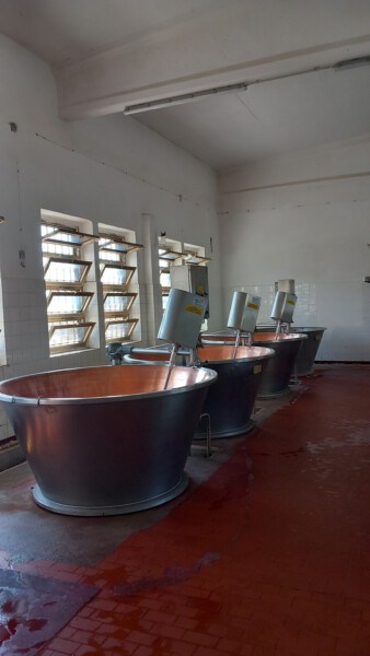 Caldaie per la lavorazione del Parmigiano Reggiano